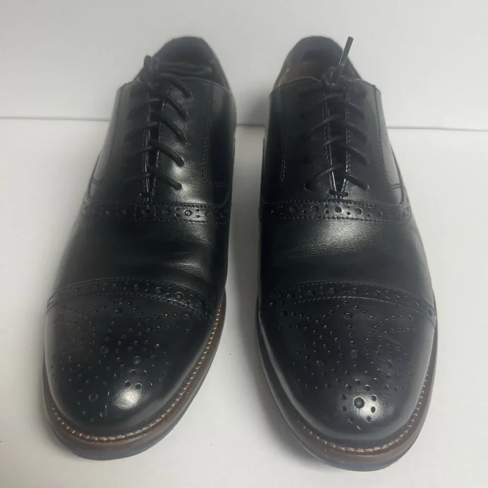 Johnston & Murphy Men's Conard 2.0 Oxford Black Size 10.5W